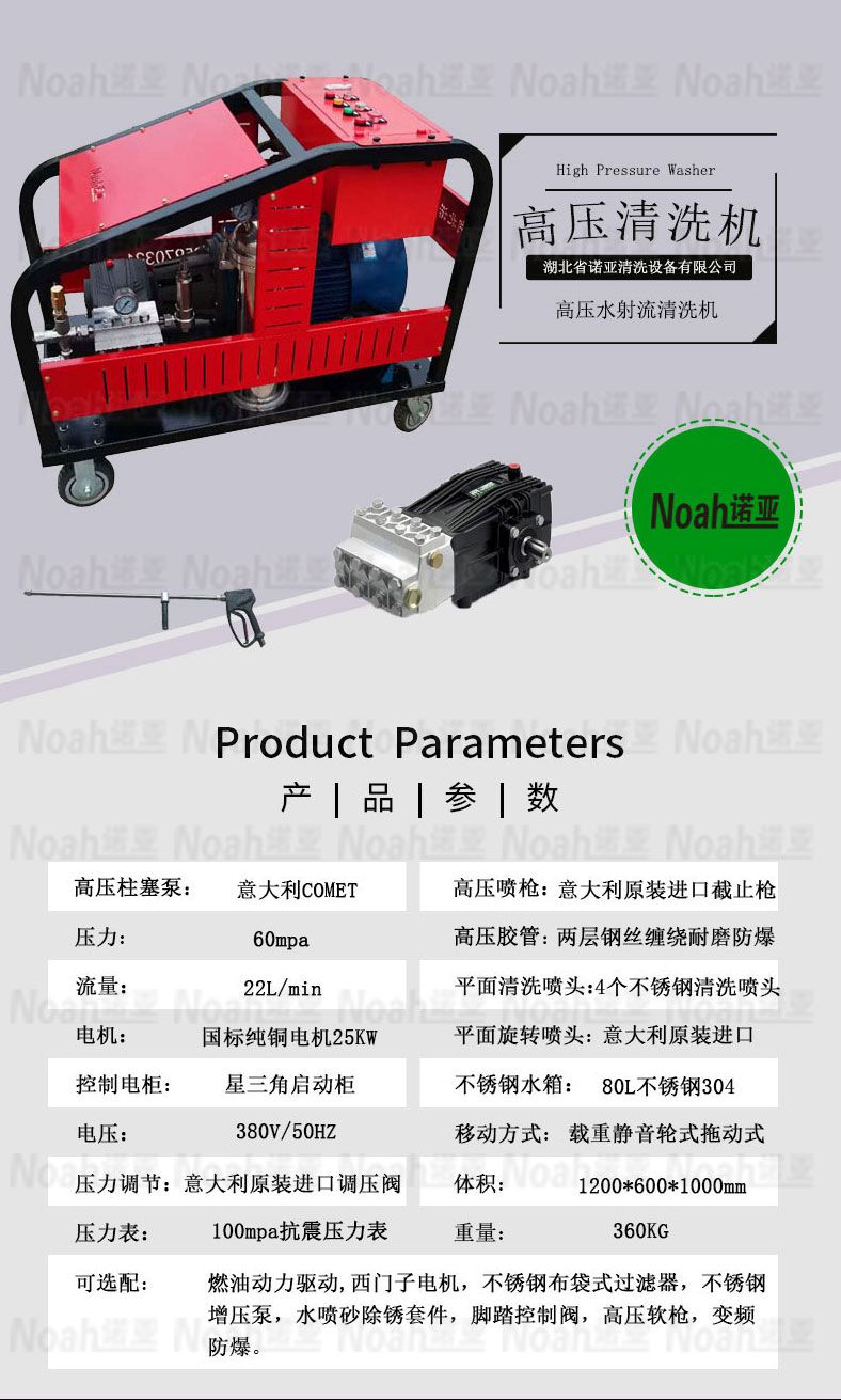 工业高压水枪清洗机